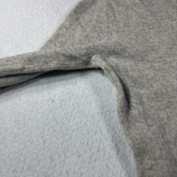 Ellen Tracy 100% Cashmere Medium Long Sleeve Taupe Cozy Crew Neck Sweater M - Picture 10 of 13